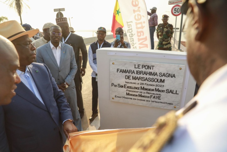Photos: Inauguration du Pont Famara Ibrahima Sagna de Marsassoum en image Photos: Inauguration du Pont Famara Ibrahima Sagna de Marsassoum en image