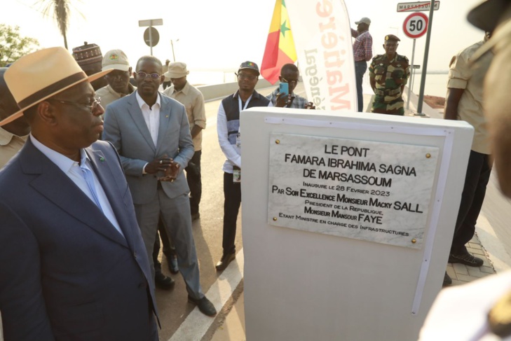Photos: Inauguration du Pont Famara Ibrahima Sagna de Marsassoum en image Photos: Inauguration du Pont Famara Ibrahima Sagna de Marsassoum en image