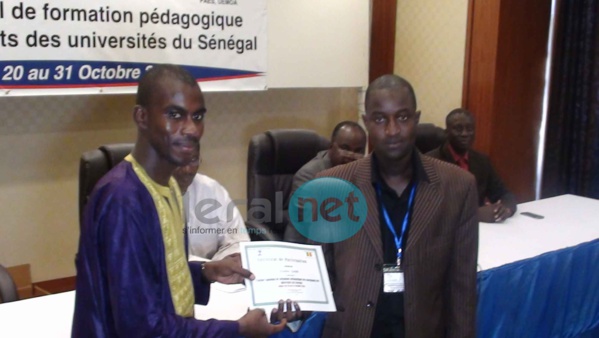 Photos+Vidéo: Clôture de l'atelier national de formation pédagogique des enseignants des universités du Sénégal 