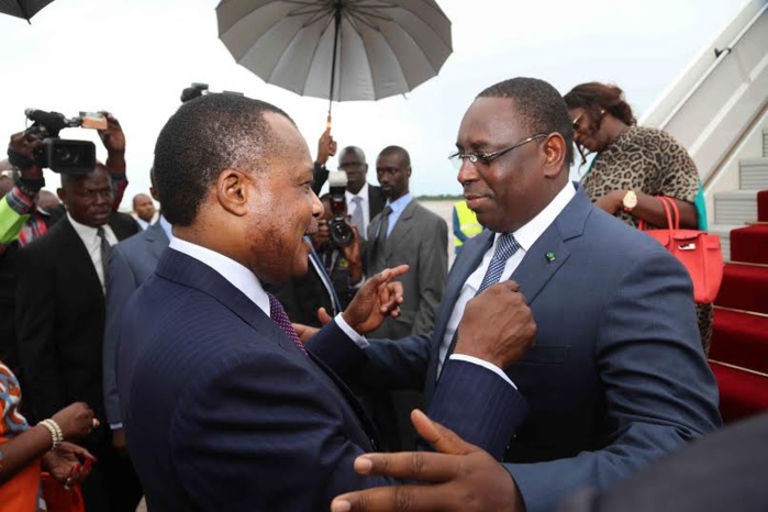 Les images de l'arrivée du président Macky Sall au Congo Brazzaville