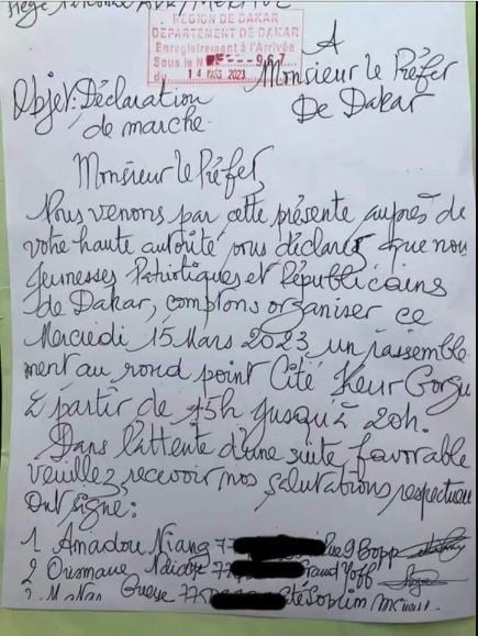 Rond-point Keur Gorgui: Les jeunes de l’Apr veulent se rassembler, ce 15 mars Rond-point Keur Gorgui: Les jeunes de l’Apr veulent se rassembler, ce 15 mars