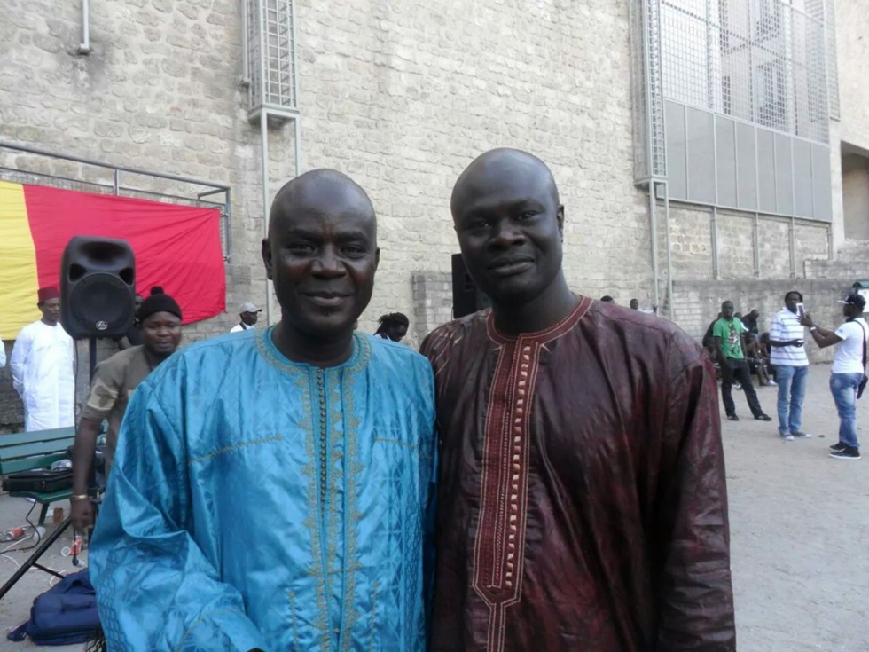 Libasse Niang, le célèbre artiste sénégalais de Paris, en compagnie de Bécaye Mbaye