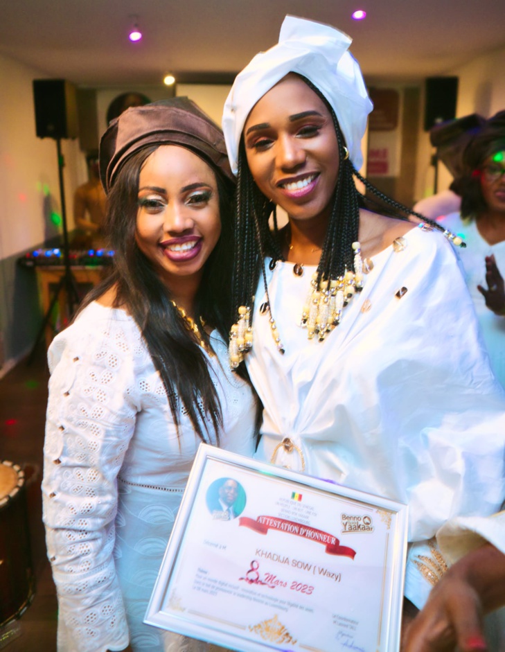 Soirée "Sargal" au Luxembourg : Khadija Sow, primée meilleure femme entrepreneuse de la diaspora sénégalaise Soirée "Sargal" au Luxembourg : Khadija Sow, primée meilleure femme entrepreneuse de la diaspora sénégalaise