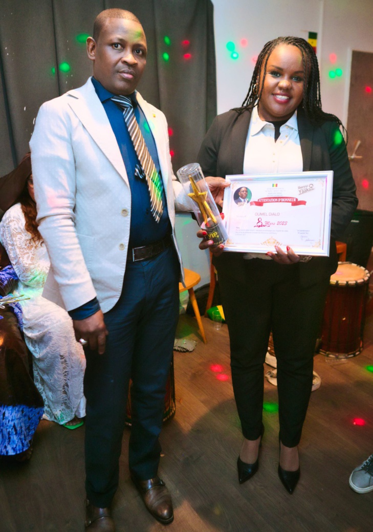 Soirée "Sargal" au Luxembourg : Khadija Sow, primée meilleure femme entrepreneuse de la diaspora sénégalaise