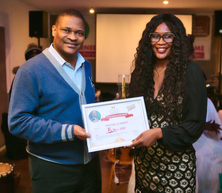 Soirée "Sargal" au Luxembourg : Khadija Sow, primée meilleure femme entrepreneuse de la diaspora sénégalaise