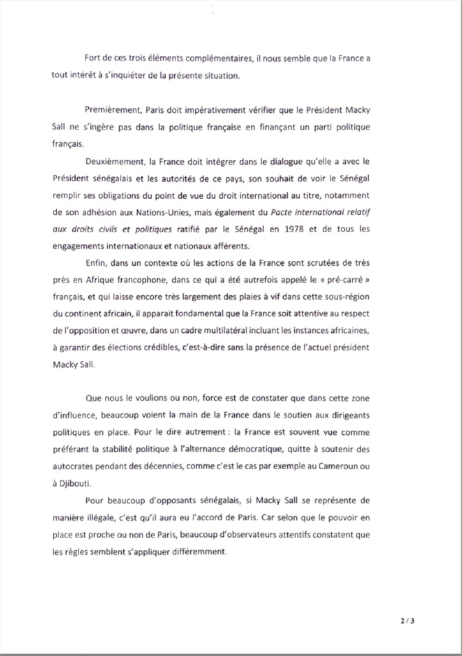 Situation politique au Sénégal : Deux députés français interpellent la ministre de l’Europe et des Affaires étrangères Situation politique au Sénégal : Deux députés français interpellent la ministre de l’Europe et des Affaires étrangères
