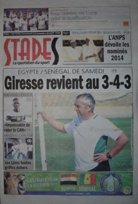 Les Principaux Titres De La Presse du vendredi 14 Novembre 2014