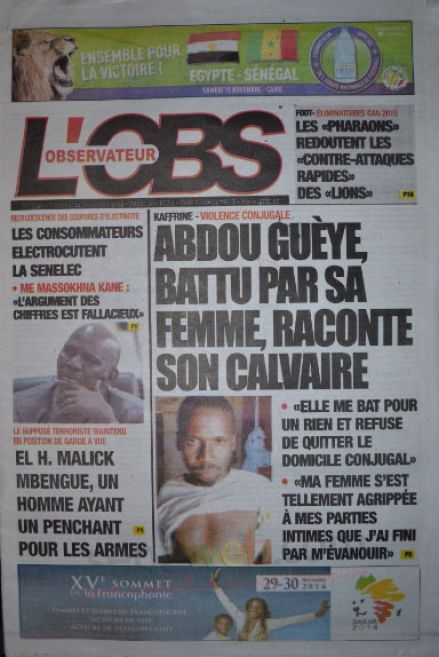 Les Principaux Titres De La Presse du vendredi 14 Novembre 2014