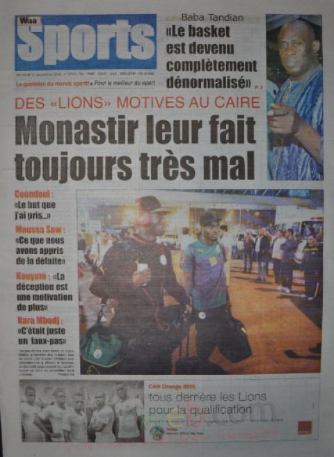 Les Principaux Titres De La Presse du vendredi 14 Novembre 2014