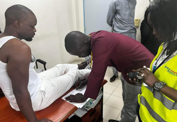 Hospitalisation de Ousmane Sonko: Des détails du certificat médical