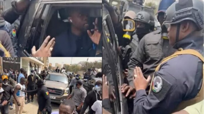 Ousmane Sonko: « C’est un élément de la BIP qui m’a aspergé cette substance »