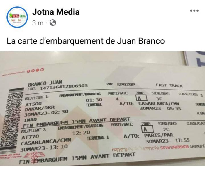 Après l’atterrissage de son vol à l’Aibd : Juan Branco, avocat d’Ousmane Sonko, sommé de retourner en France
