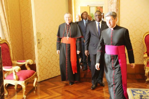 Photos-Macky Sall reçu par sa sainteté le Pape François au Vatican