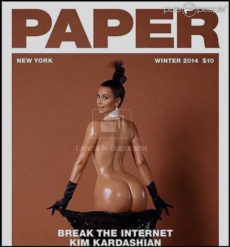 Kim Kardashian cul nu pour Paper magazine : La star veut "casser internet"