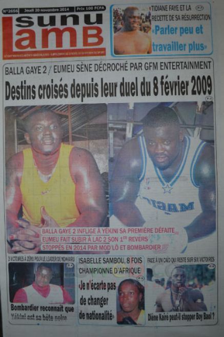 Les Principaux Titres De La Presse du jeudi 20 Novembre 2014