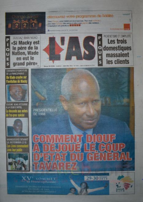 Les Principaux Titres De La Presse du jeudi 20 Novembre 2014