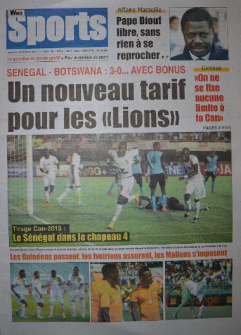 Les Principaux Titres De La Presse du jeudi 20 Novembre 2014