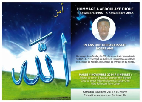 In memoriam : Hommage à un combattant des « utopies réalistes » ( Mamadou Oumar Bocoum)