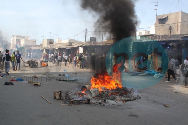 Les images de l'affrontement entre les forces de l'ordre et les marchands tabliers de Grand-Yoff