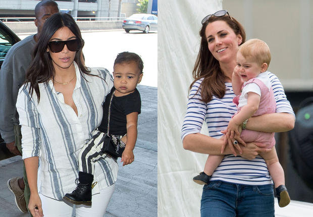 Prince George et North West, couronnés bébés les plus stylés