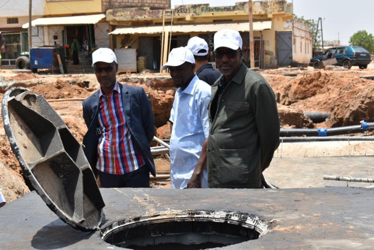 Photos+Video/Gestion des Inondations à Touba: Des ouvrages structurants en cours de construction