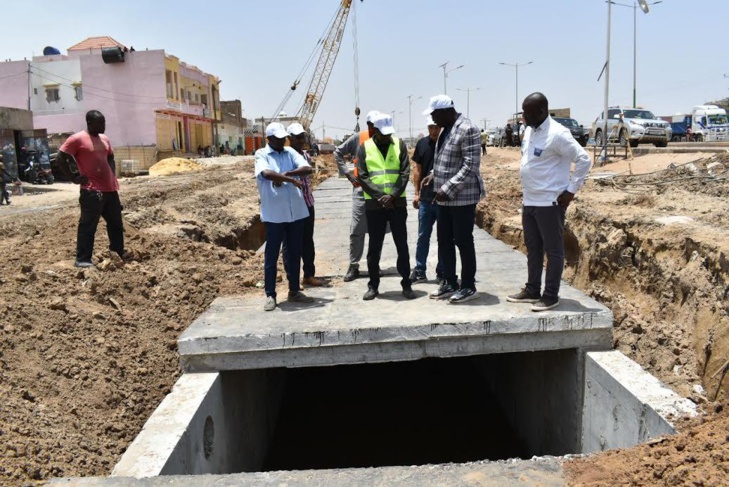 Photos+Video/Gestion des Inondations à Touba: Des ouvrages structurants en cours de construction