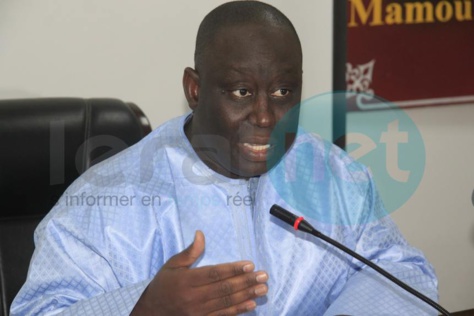 Quelques images de la conférence de presse de Aliou Sall