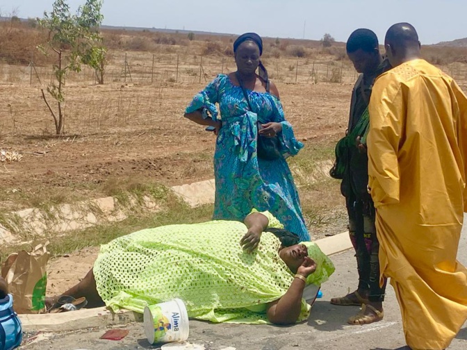 Accident sur l'autoroute à péage: Un taxi se renverse et fait des blessés (Photos)