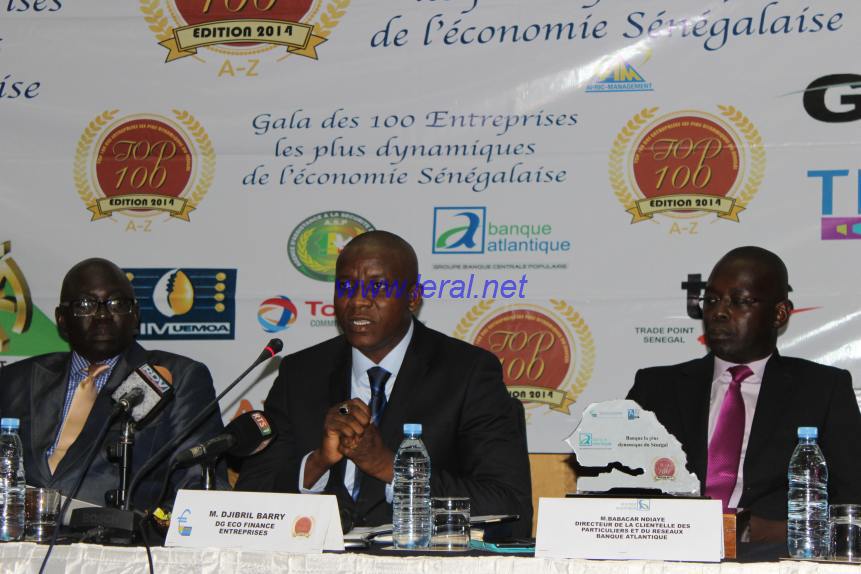 Conférence de presse du Cabinet Eco-finance, après le gala couronnant les 100 entreprises les plus dynamiques du Sénégal (images)