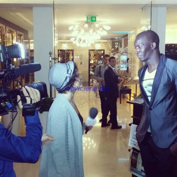 Le mannequin Pape Mbaye  à Istanbul pour la finale du concours "Best model of the World"