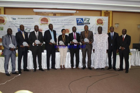 Les lauréats de l'édition 2014 du "Gala des 100 entreprises les plus dynamiques du Sénégal"