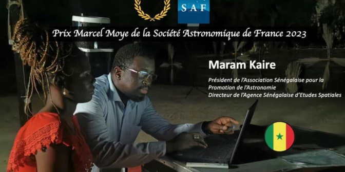 Maram Kaîré, un modèle pour la jeunesse africaine, devient le premier lauréat du prix Marcel Moye en astronomie