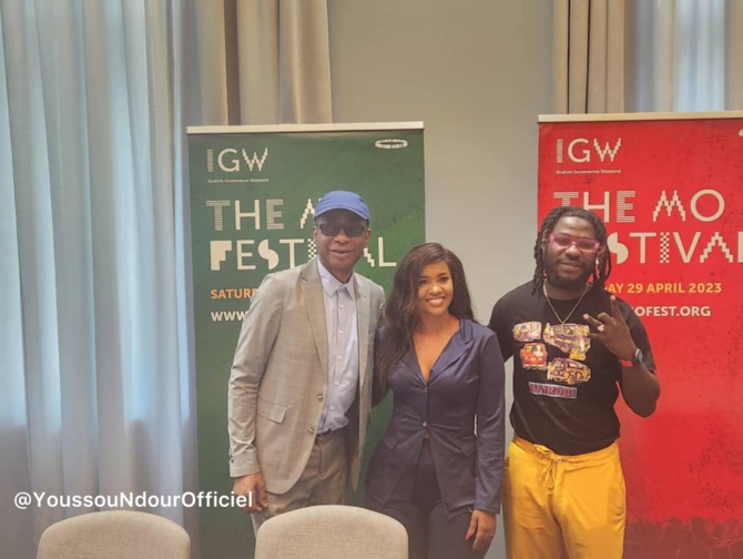 Youssou Ndour appelle à l'action pour le développement de l'Afrique au "Mo Festival" Youssou Ndour appelle à l'action pour le développement de l'Afrique au "Mo Festival"
