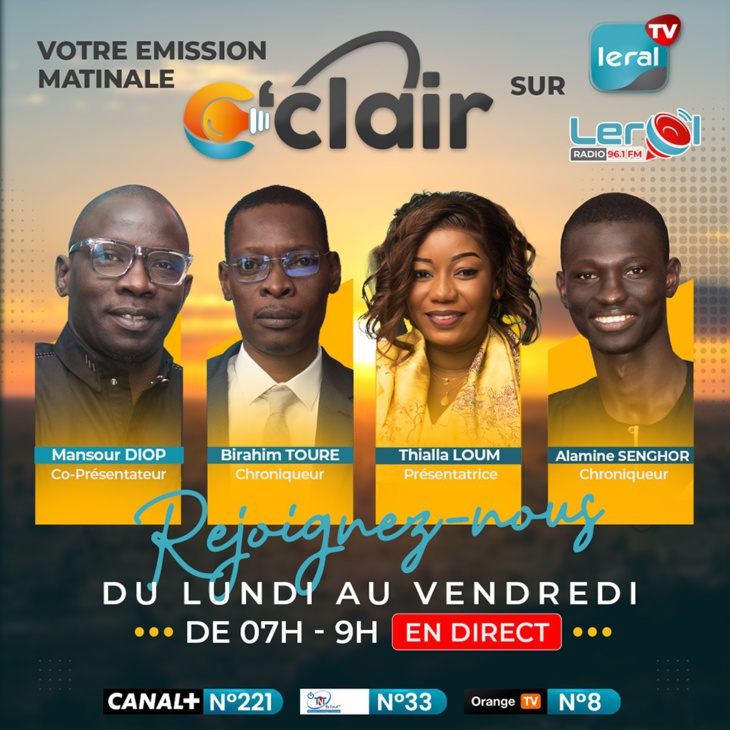 C’Clair : La nouvelle émission matinale de Leral TV attire la curiosité des téléspectateurs
