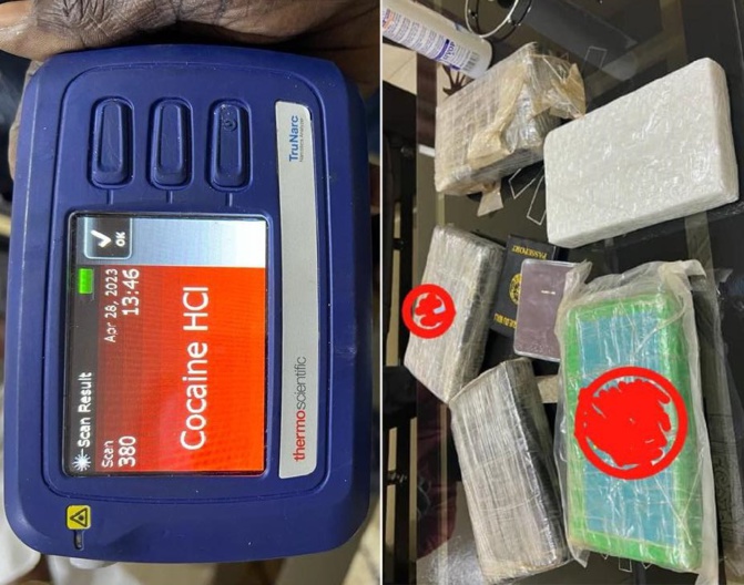 Lutte contre le trafic international de drogues : la Douane saisit 5,4 kg de cocaïne à Karang,  deux trafiquants appréhendés
