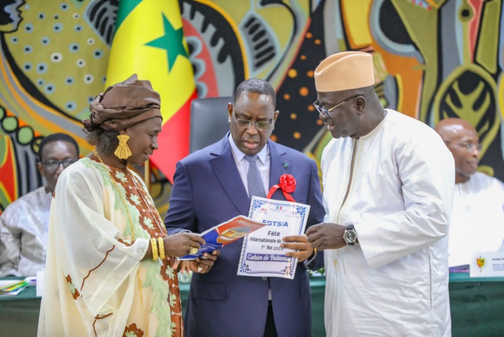 Photos / Fête du Travail du 1er mai : Réception des cahiers de doléances par le président de la République, Macky Sall 