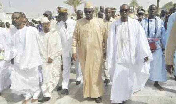 Après Wade, Macky  dit merci au khalife pour son "Ndiguël" et l'accueil exceptionnel qu'il lui a  réservé...à Touba,