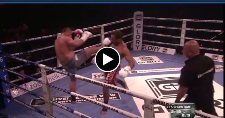 Impressionnante fracture du nez lors d’un match de kickboxing