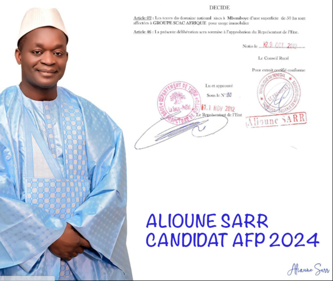 Alioune Sarr, candidat à l’élection présidentielle de 2024 : Un pari risqué ?
