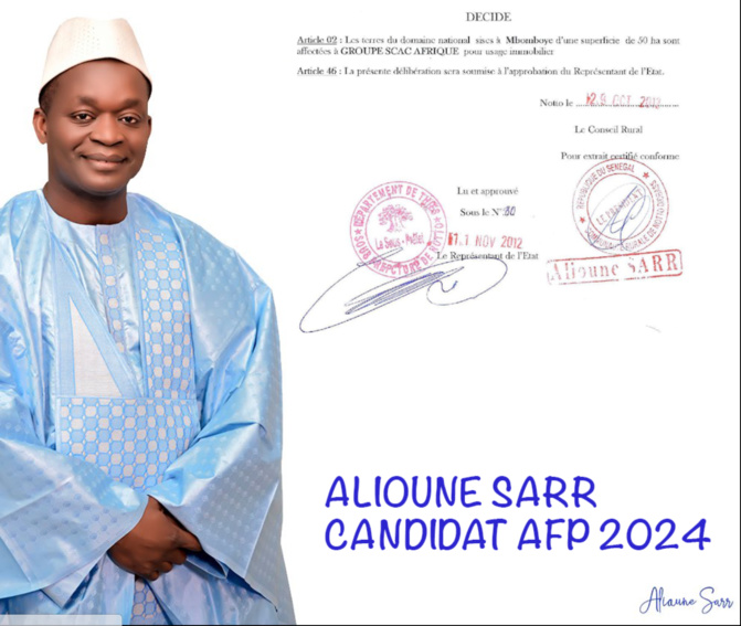 Alioune Sarr, candidat à l’élection présidentielle de 2024 : Un pari risqué ? Alioune Sarr, candidat à l’élection présidentielle de 2024 : Un pari risqué ?