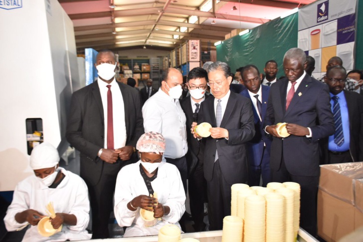 Photos : Visite du Parc industriel intégré de Diamniadio (P2ID) du président de l’Assemblée nationale du Sénégal, Amadou Mame Diouf et son hôte chinois, Président Zhao Léji