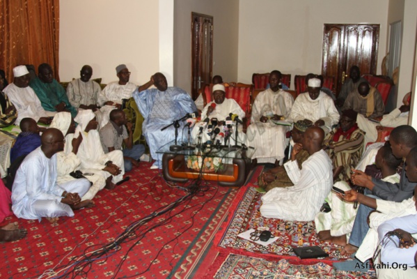 VIDEO - GAMOU TIVAOUANE 2015 - L'INTÉGRALITÉ DE LA DÉCLARATION DE SERIGNE ABDOUL AZIZ SY AL AMINE , FACE À LA PRESSE