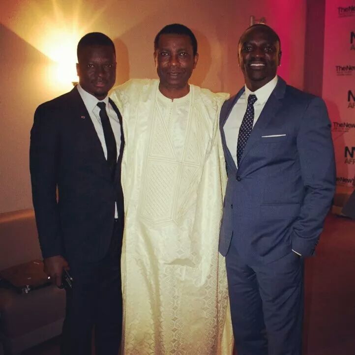 Youssou Ndour, Akon et Thione Niang en parfaite complicité