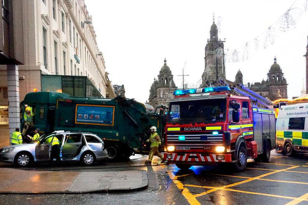 Accident de la route à Glasgow : plusieurs victimes