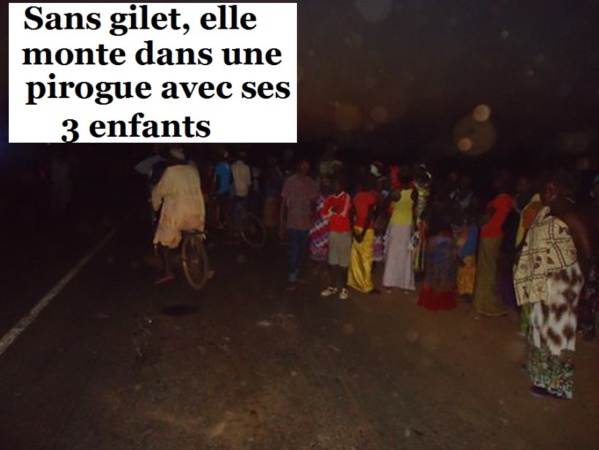 Kédougou: Une pirogue chavire avec une femme et ses trois enfants