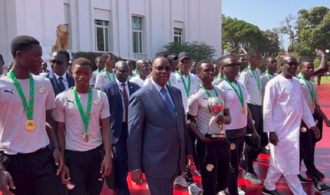 Sénégal vainqueur du CAN U17: Macky Sall offre à chaque joueur et membre de l’encadrement 10 millions de francs CFA