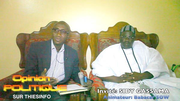 OPINION POLITIQUE AVEC SIDY GASSAMA DE THIES