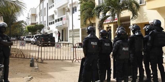 La Cité Keur Gorgui déjà barricadée La Cité Keur Gorgui déjà barricadée