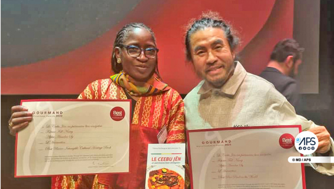 Culture : Le livre  « Ceebu Jën-un patrimoine bien sénégalais », lauréat du 1er prix aux « Gourmand Awards 2023 »