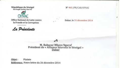 La plainte contre Aliou Sall va avoir une suite… (Doc)